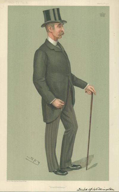 Il Duca di Wellington, Strathfieldsaye, 5 marzo 1903, caricatura di Vanity Fair da Leslie Matthew Ward